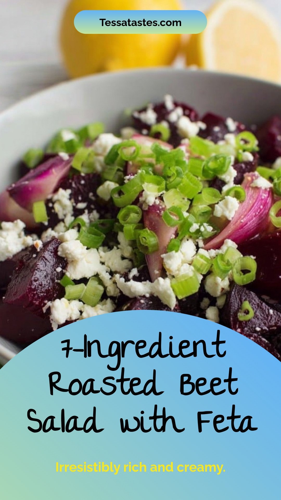 7-Ingredient Roasted Beet Salad with Feta
