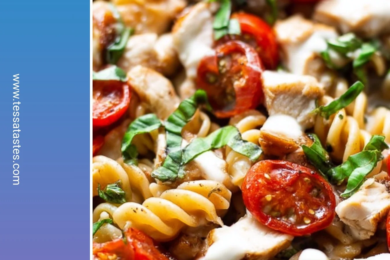 Easy Chicken Caprese Pasta
