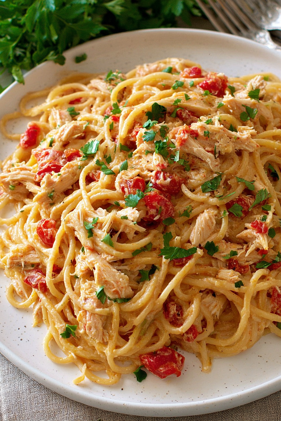 One-Pot Chicken Spaghetti