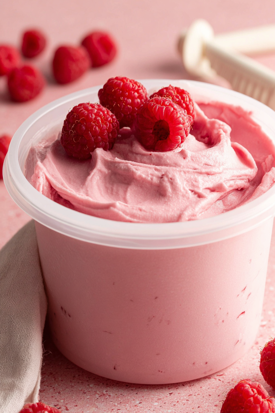 Raspberry Sherbet (Ninja Creami)
