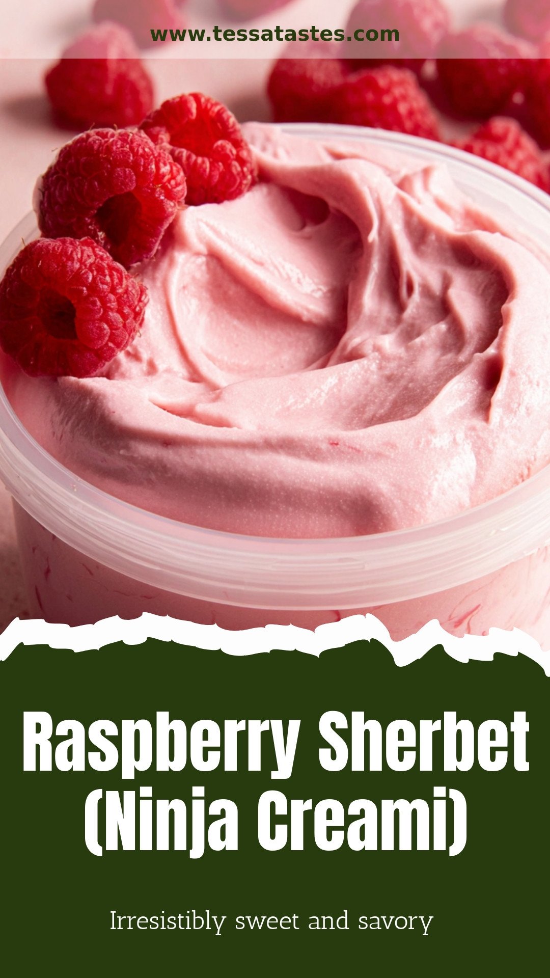 Raspberry Sherbet (Ninja Creami)