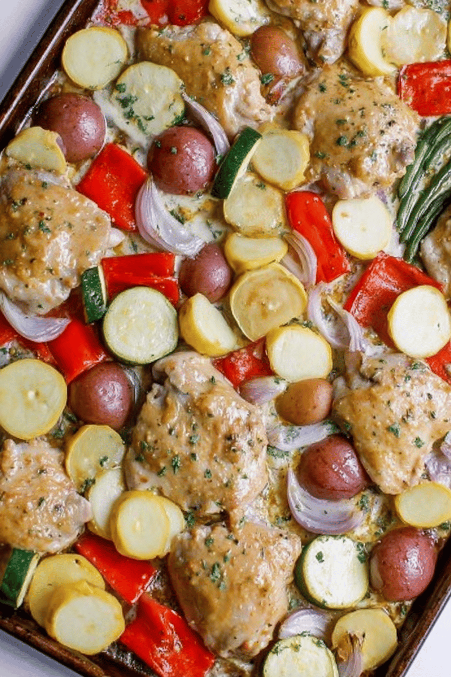 Sheet Pan Chicken and Veggies
