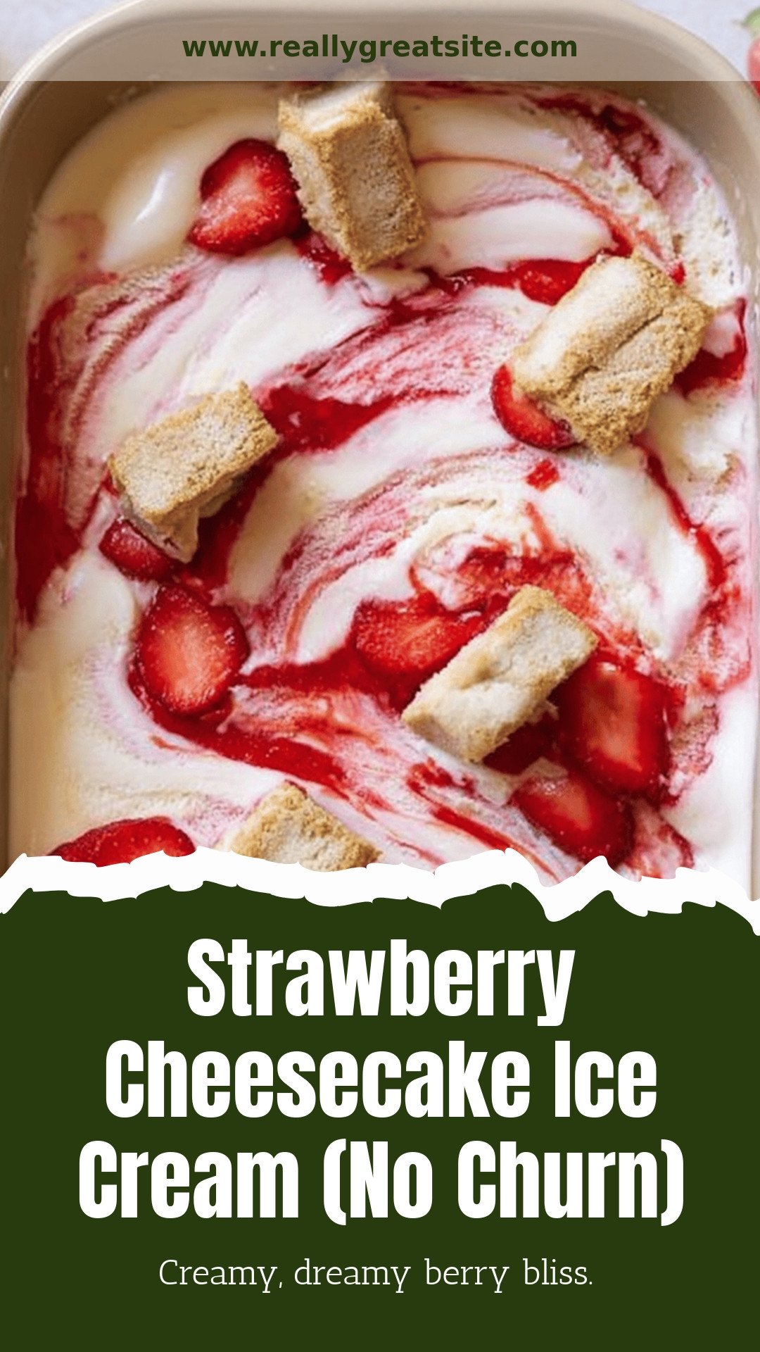 Creamy, dreamy berry bliss.