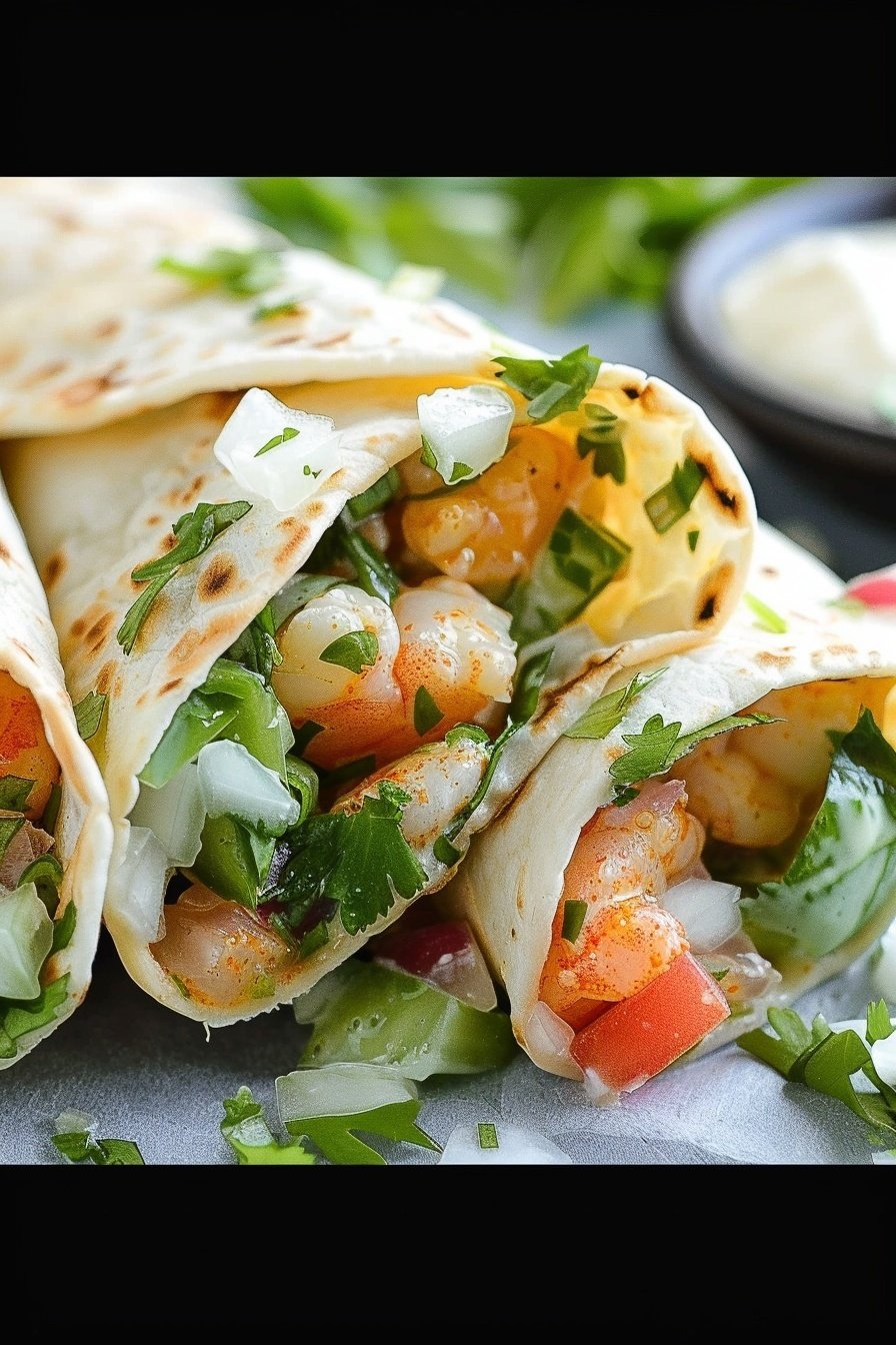 Coastal Ceviche Wraps: Irresistible crispy seaside delight