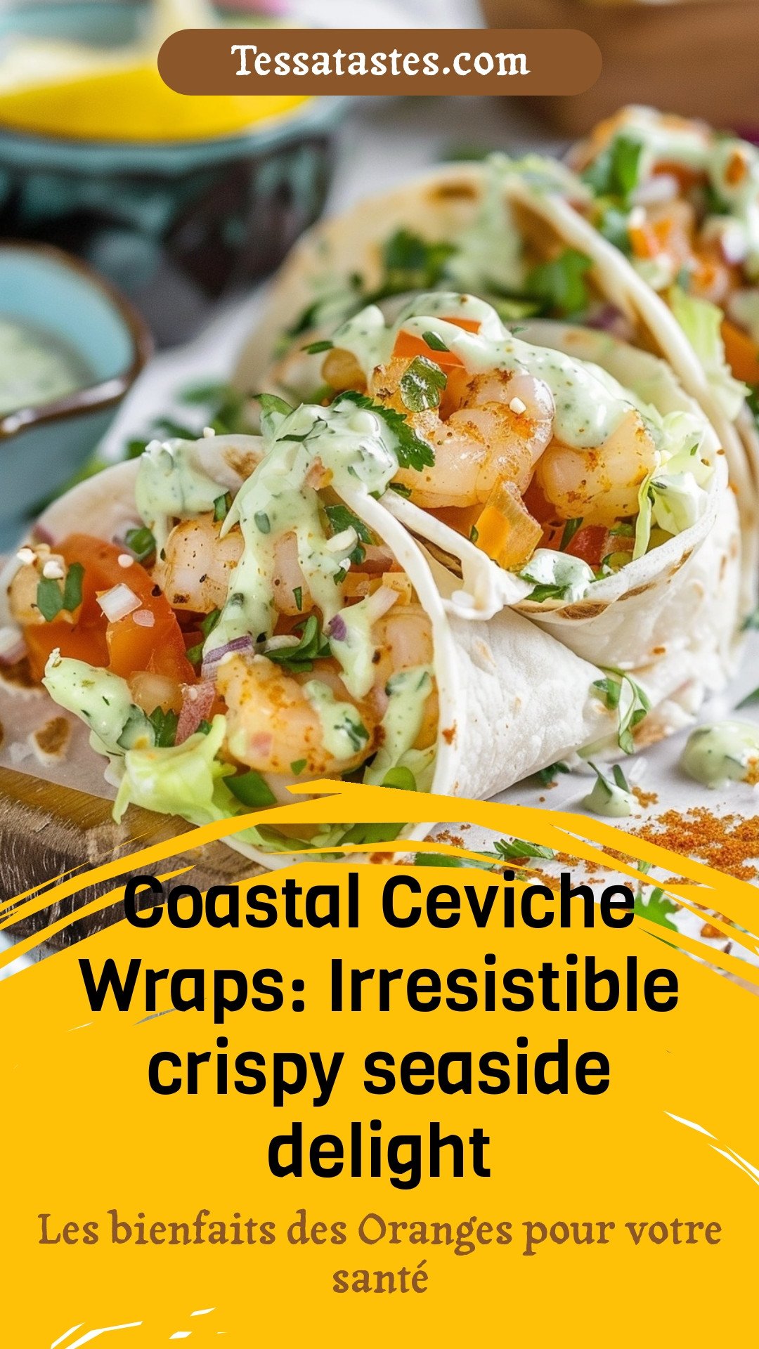 Coastal Ceviche Wraps: Irresistible crispy seaside delight
