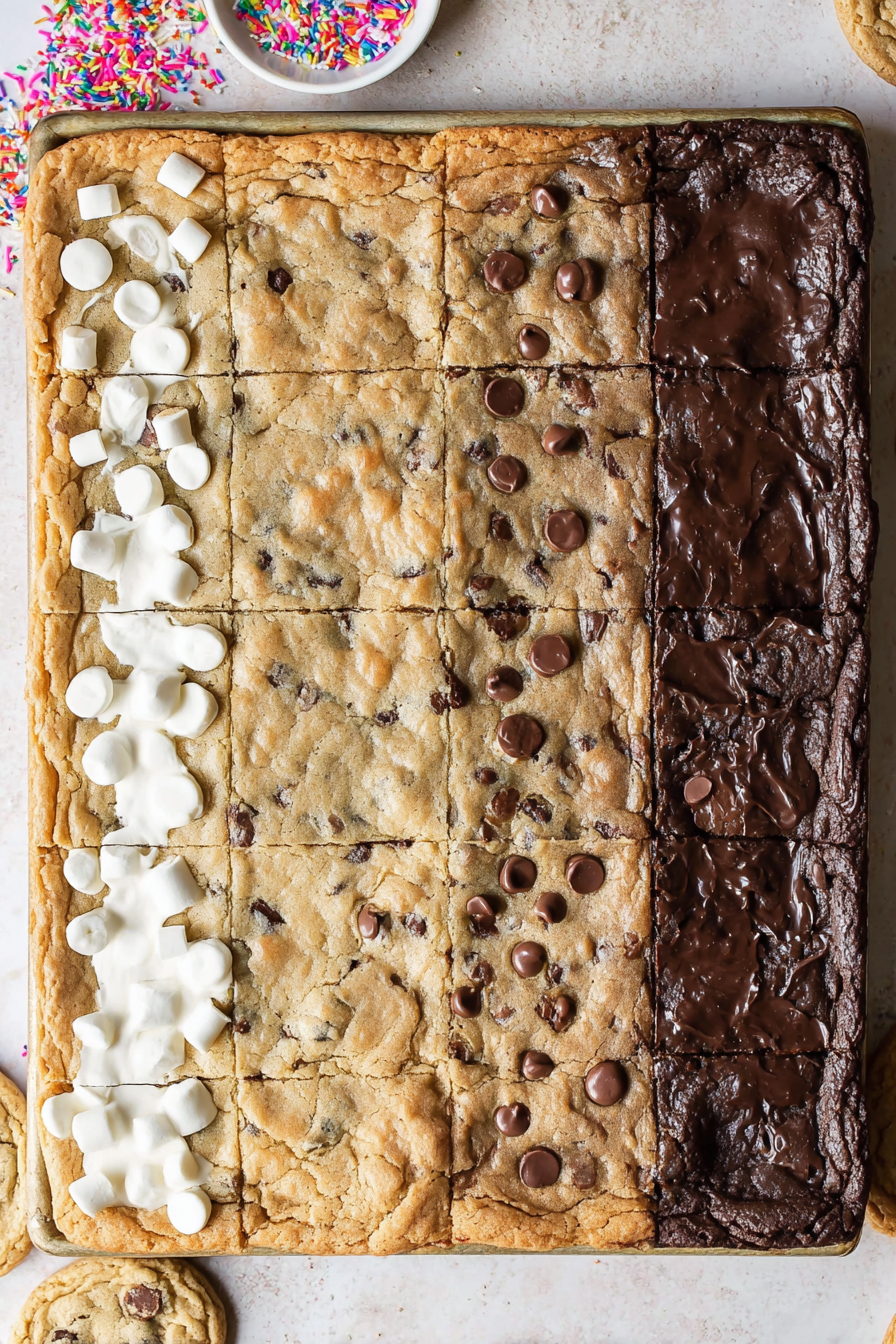 4-in-1 Sheet Pan Cookies 1 Dough
