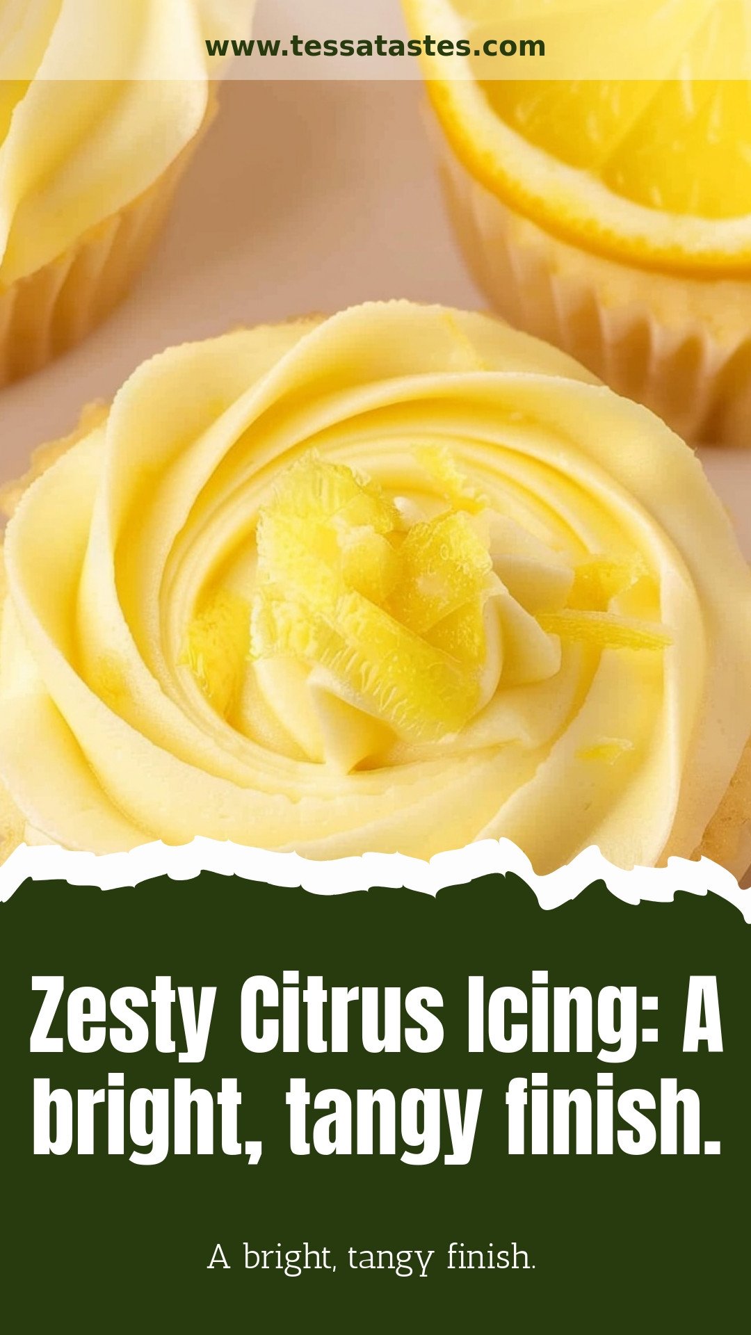 Zesty Citrus Icing: A bright, tangy finish.