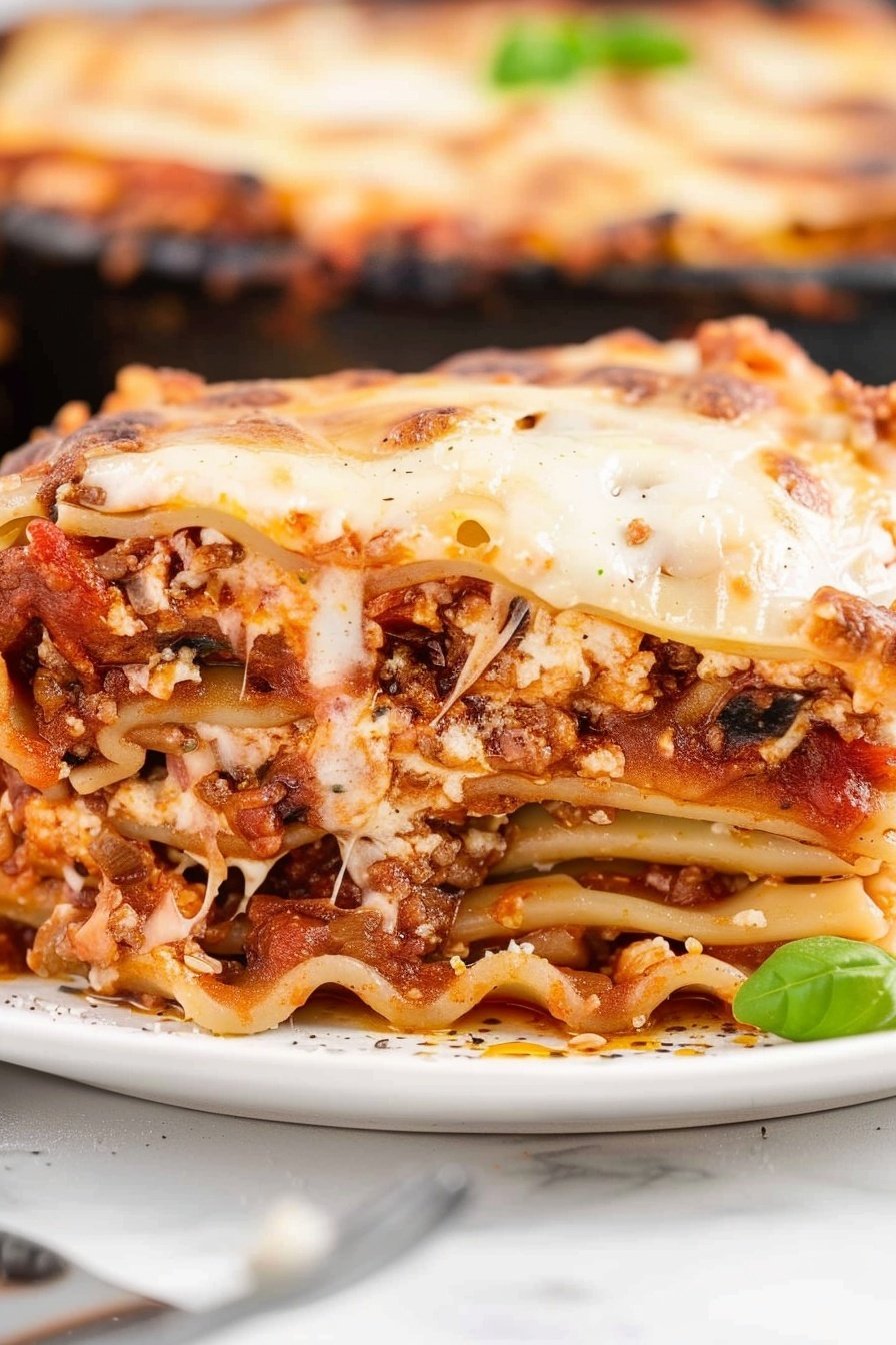 Layered Pasta Casserole: A bubbling, cheesy masterpiece.