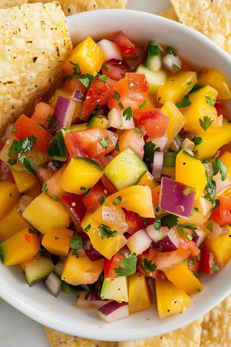 Tropical Sunshine Salsa: A burst of island flavor.