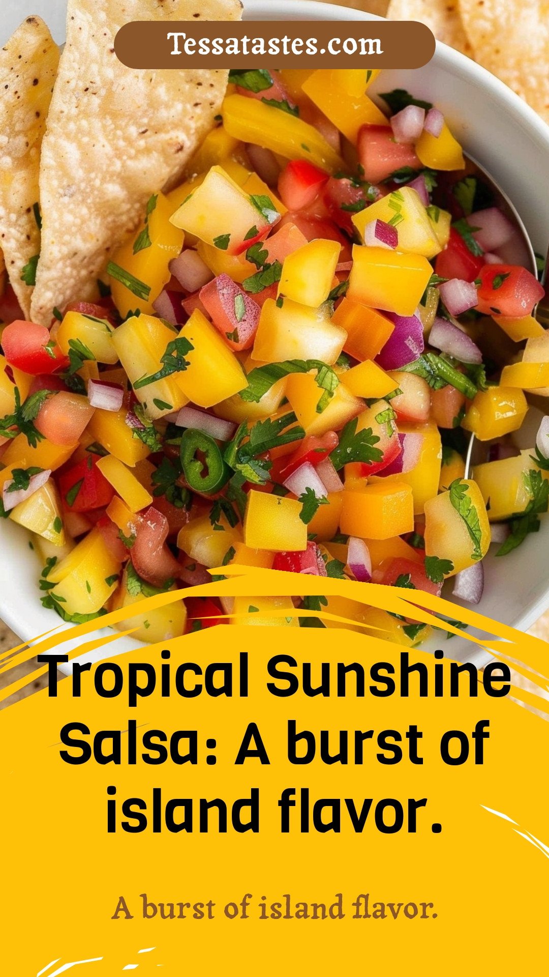 Tropical Sunshine Salsa: A burst of island flavor.