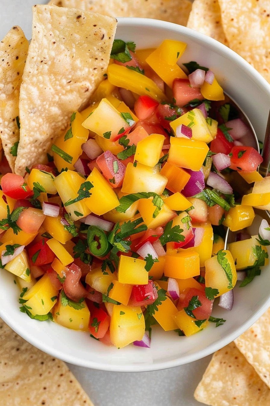 Tropical Sunshine Salsa: A burst of island flavor.