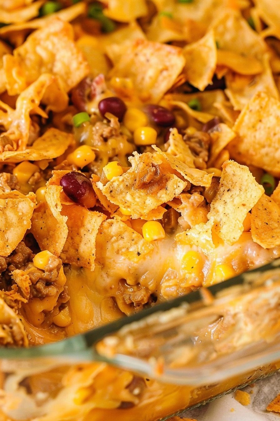 Corn Chip Casserole: A cheesy fiesta bake