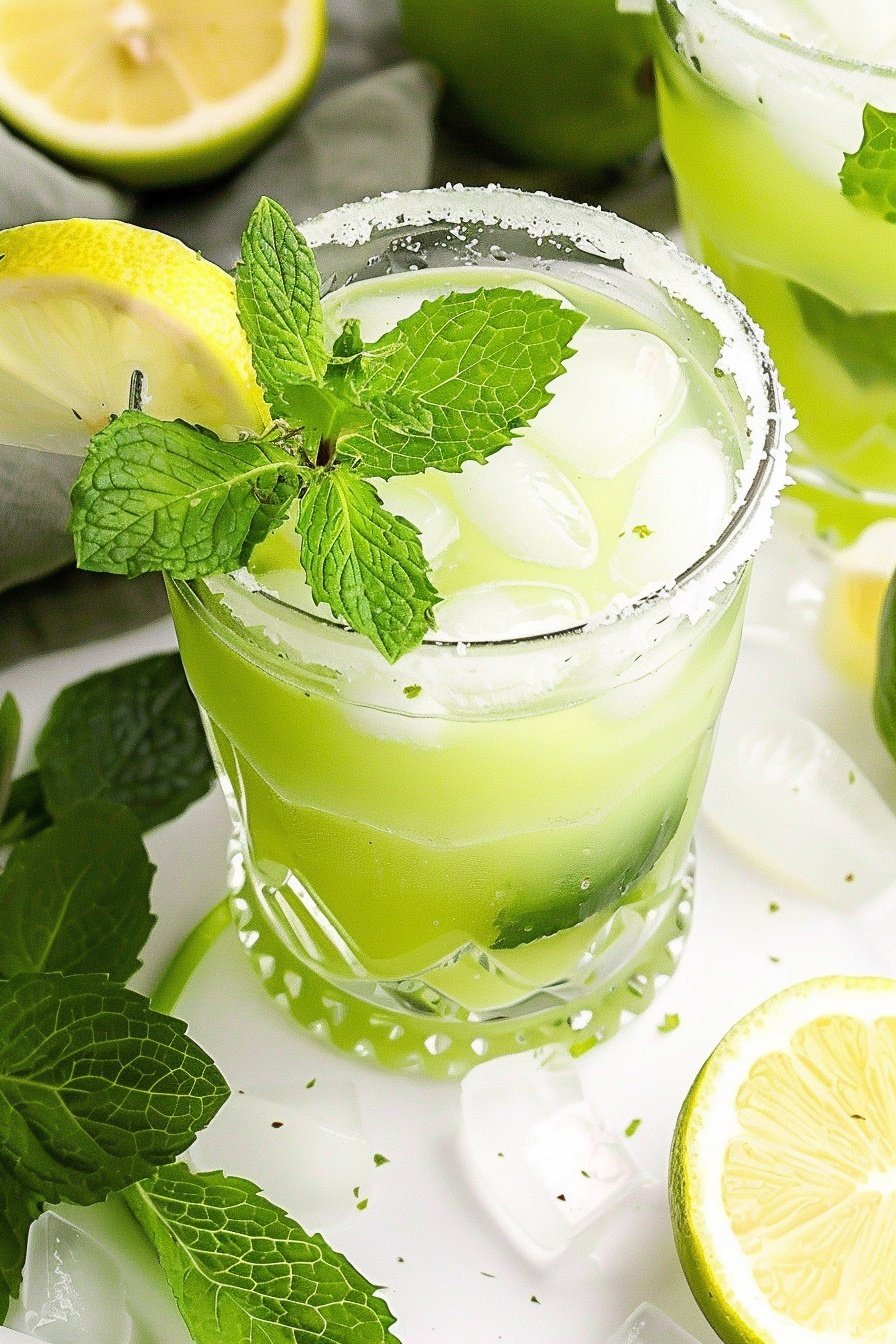 Cool Green Refresher: A crisp, cool sip.