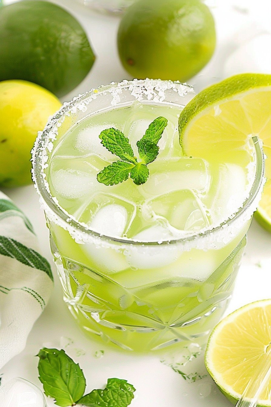 Cool Green Refresher: A crisp, cool sip.