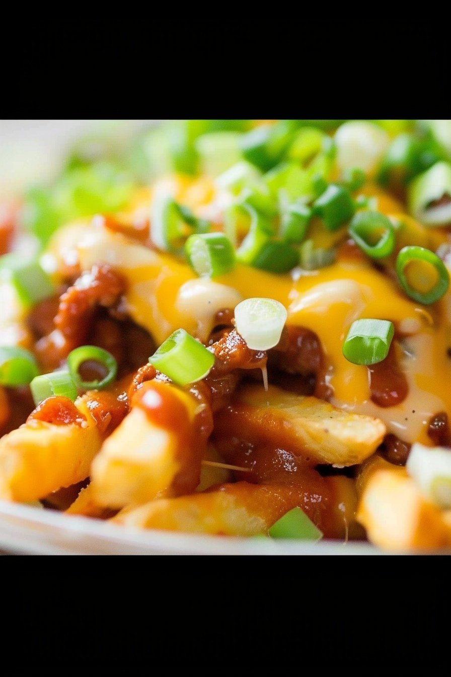 Loaded Spicy Fries: A fiery, cheesy indulgence.