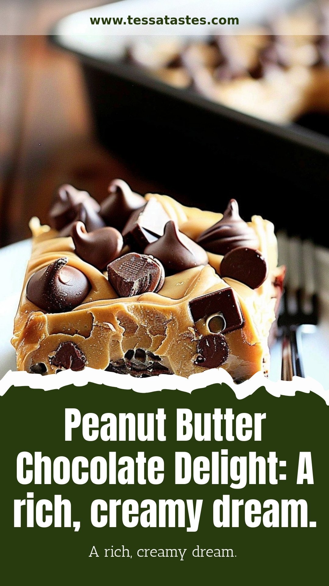 Peanut Butter Chocolate Delight: A rich, creamy dream.