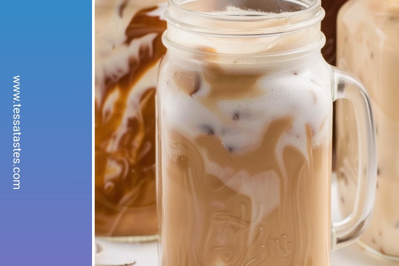 Frosted Caramel Swirl: A silky caramel dream.: A silky caramel dream.