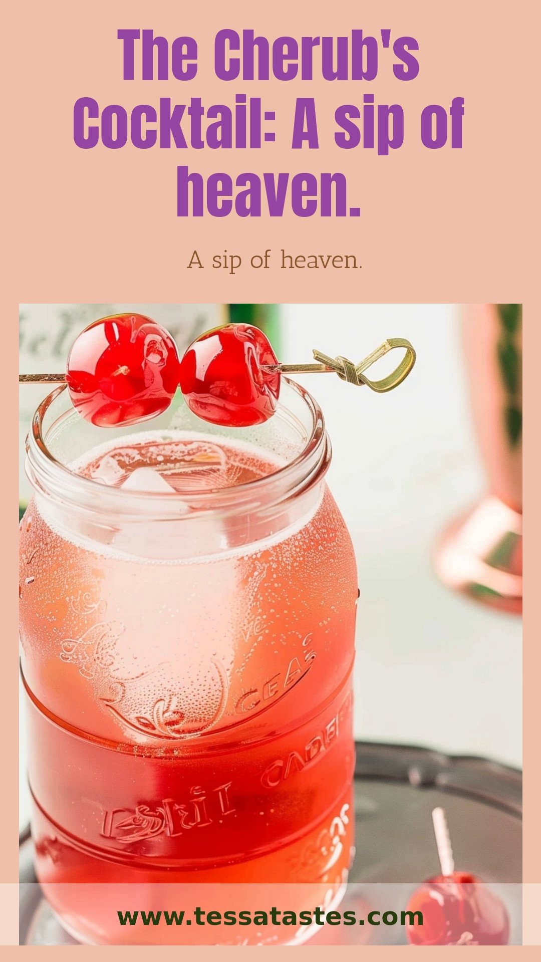 The Cherub's Cocktail: A sip of heaven.