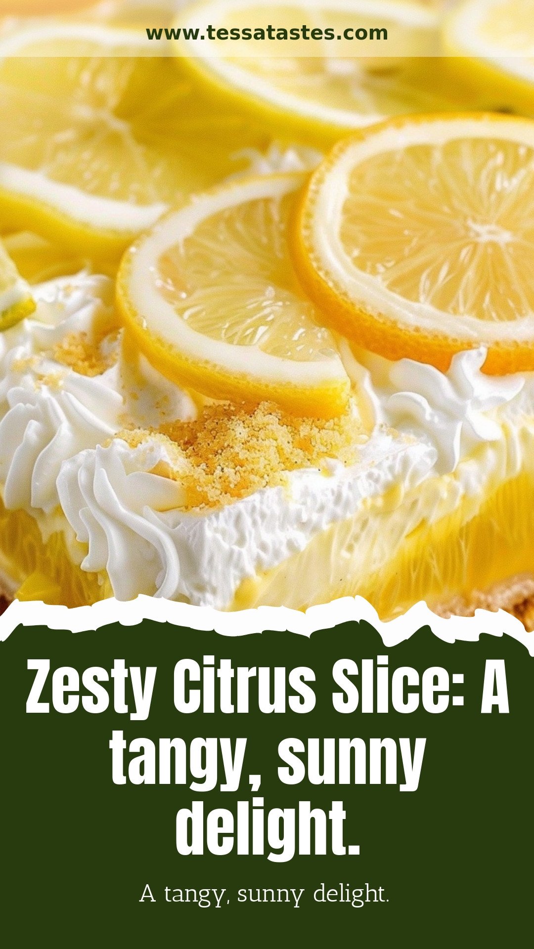 Zesty Citrus Slice: A tangy, sunny delight.