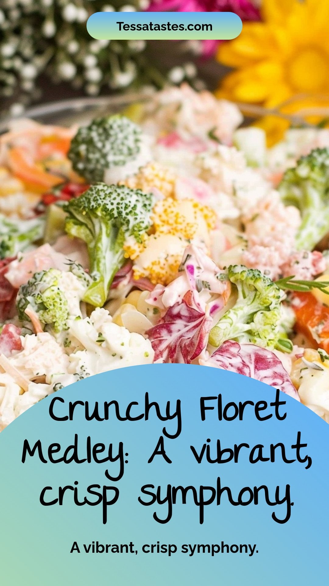 Crunchy Floret Medley: A vibrant, crisp symphony.