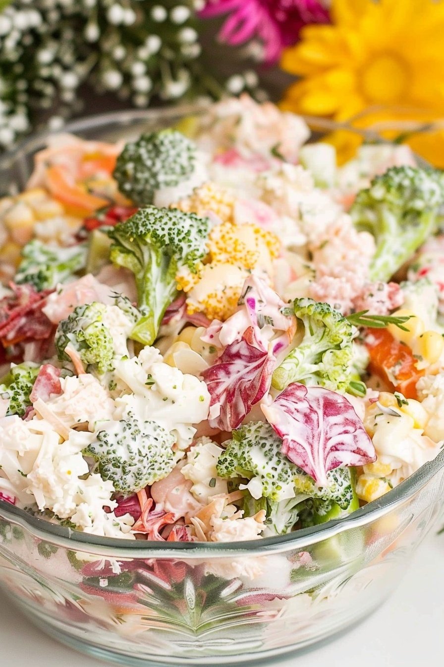 Crunchy Floret Medley: A vibrant, crisp symphony.