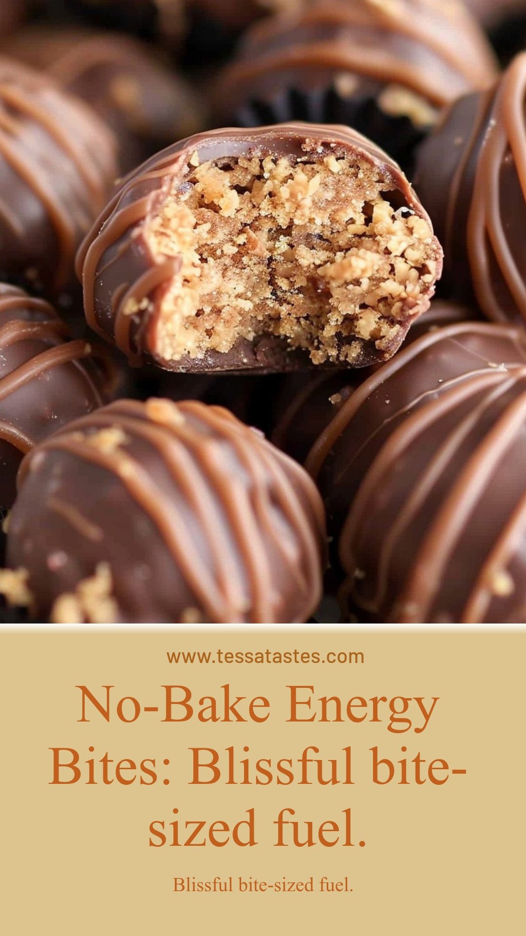 No-Bake Energy Bites: Blissful bite-sized fuel.