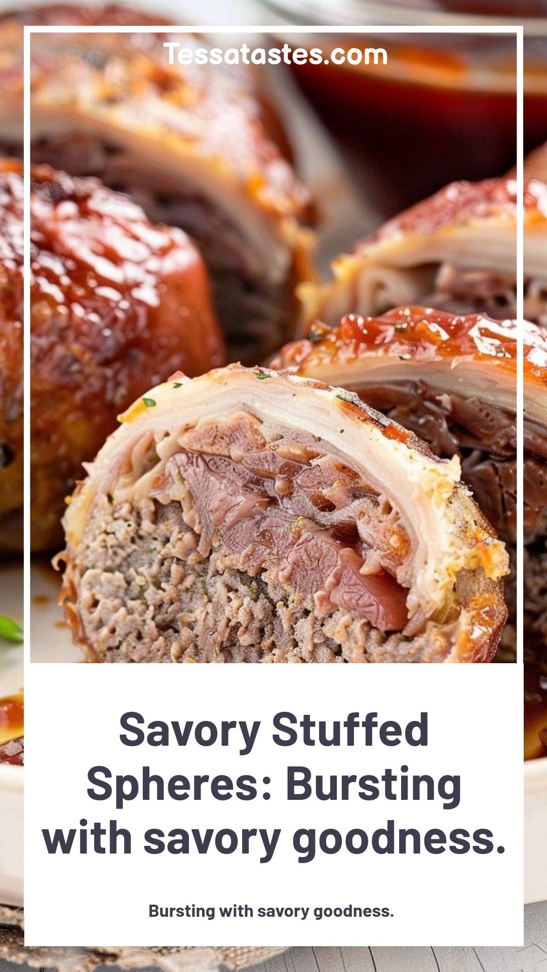 Savory Stuffed Spheres: Bursting with savory goodness.