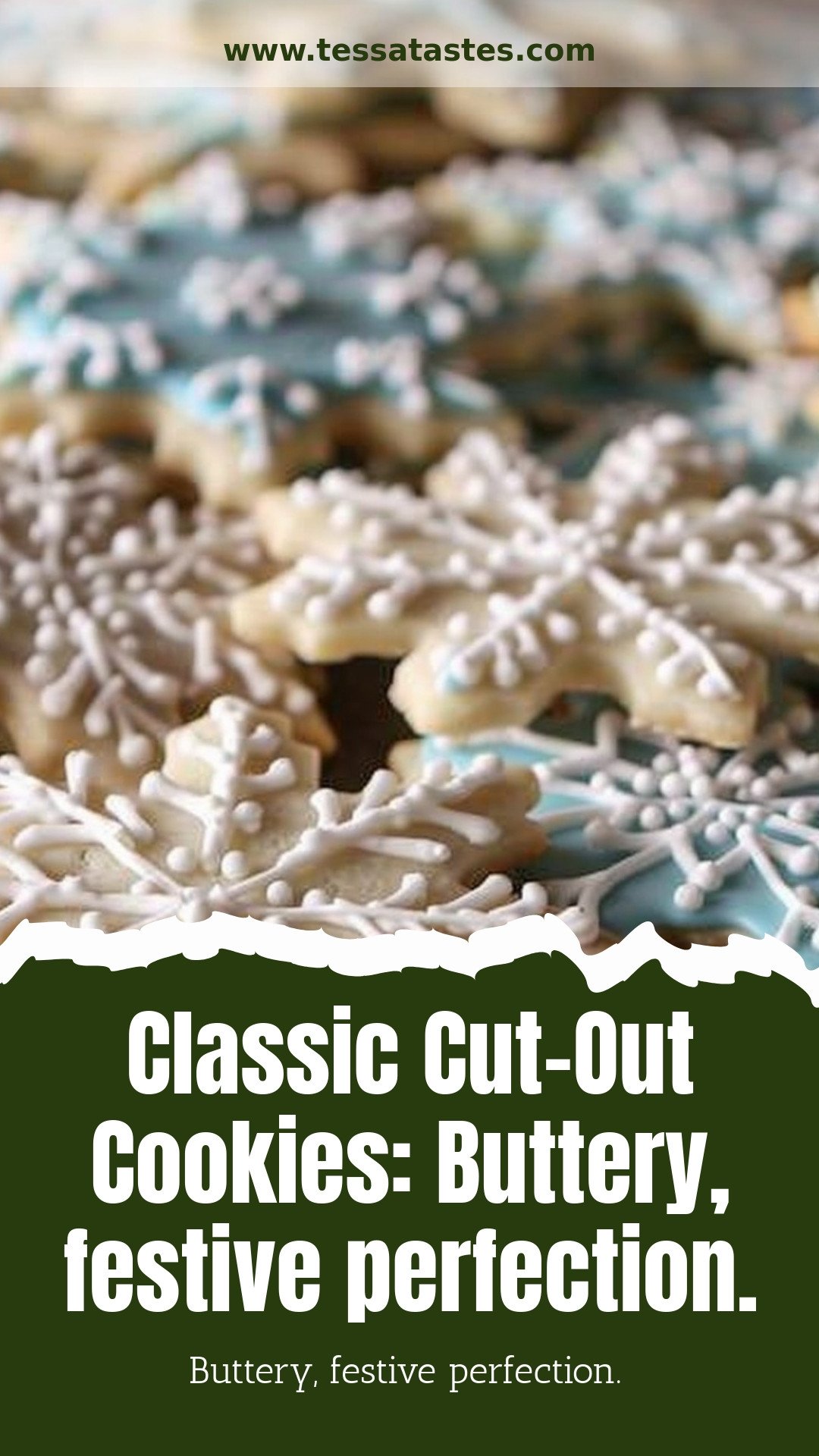 Classic Cut-Out Cookies: Buttery, festive perfection.