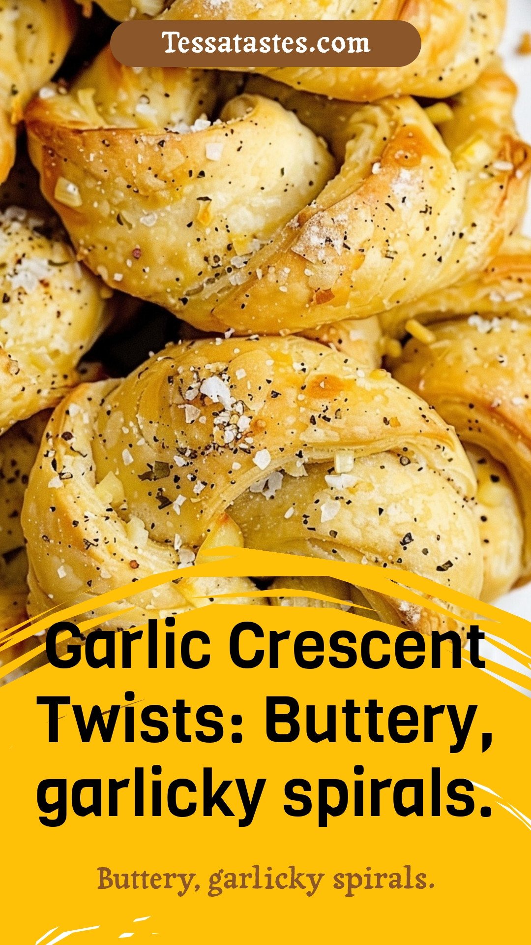 Garlic Crescent Twists: Buttery, garlicky spirals.