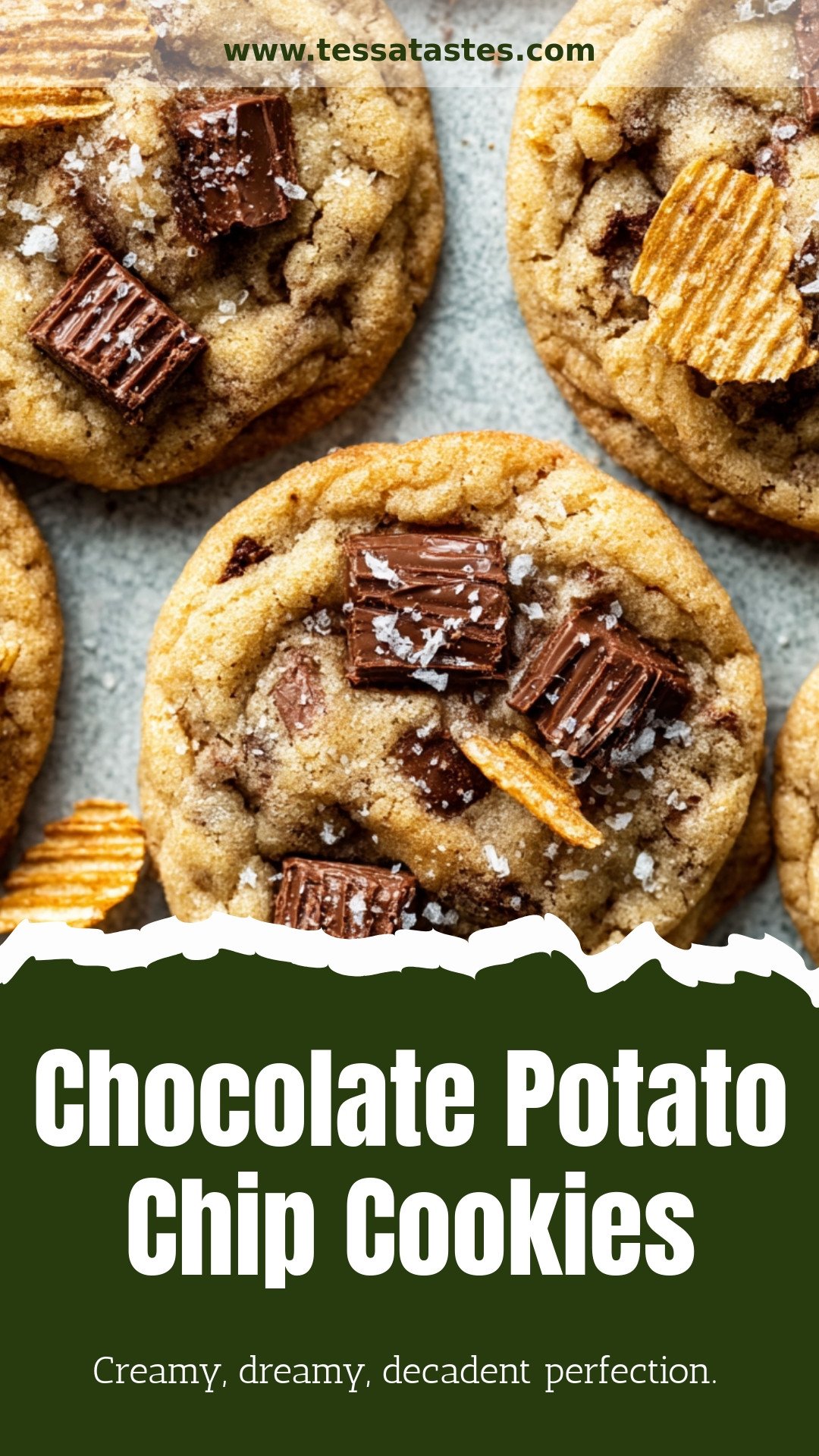 Chocolate Potato Chip Cookies