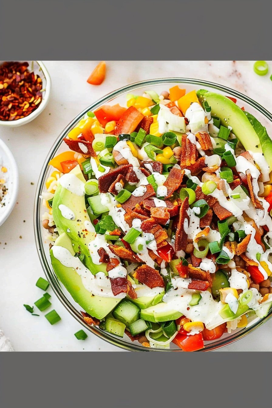 Crispy Ranch Protein Bowl: Cool, Creamy, Crunchy Perfection