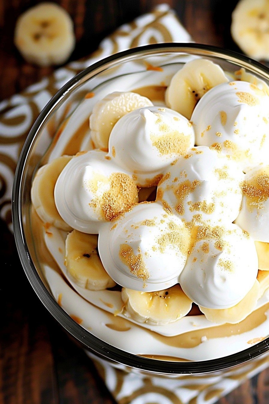 Classic Layered Banana Dessert: Creamy Banana Dream Delight