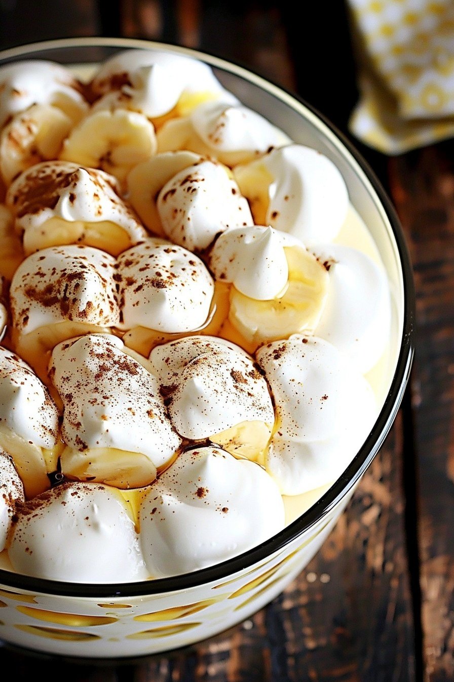 Classic Layered Banana Dessert: Creamy Banana Dream Delight