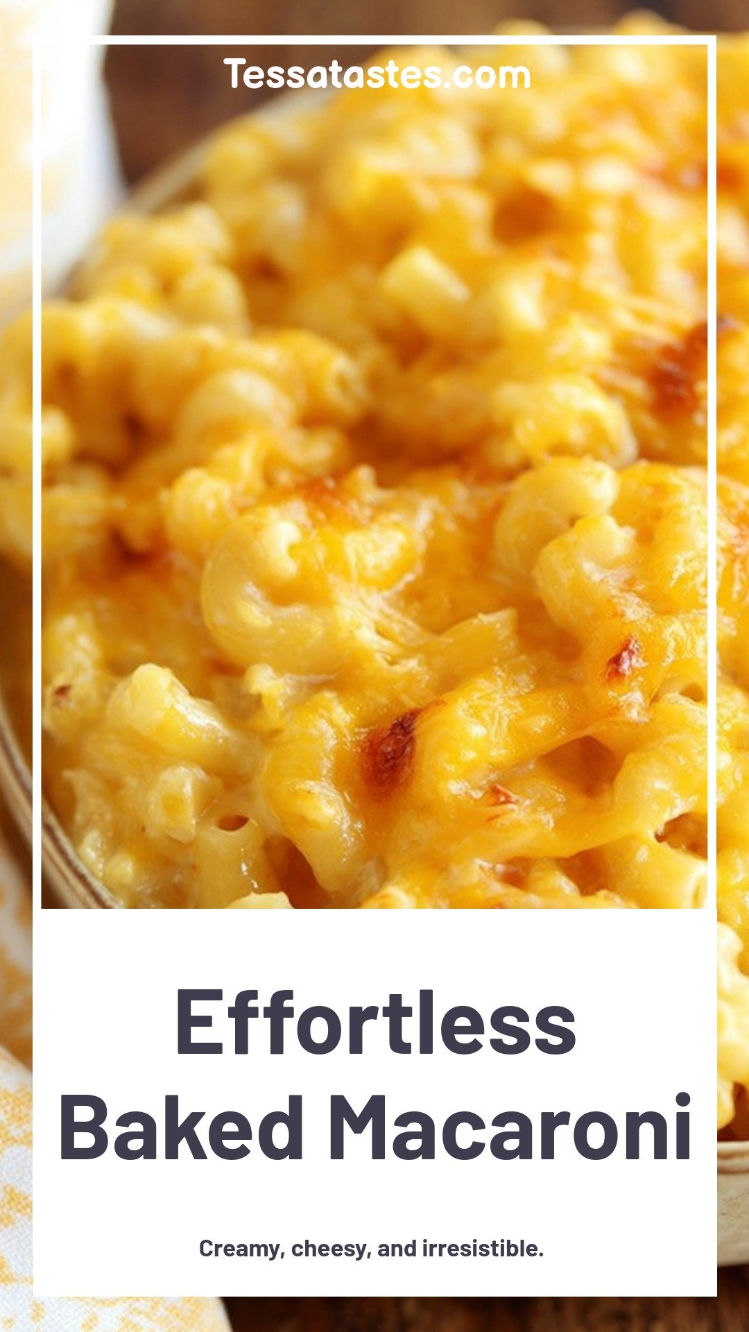 Effortless Baked Macaroni