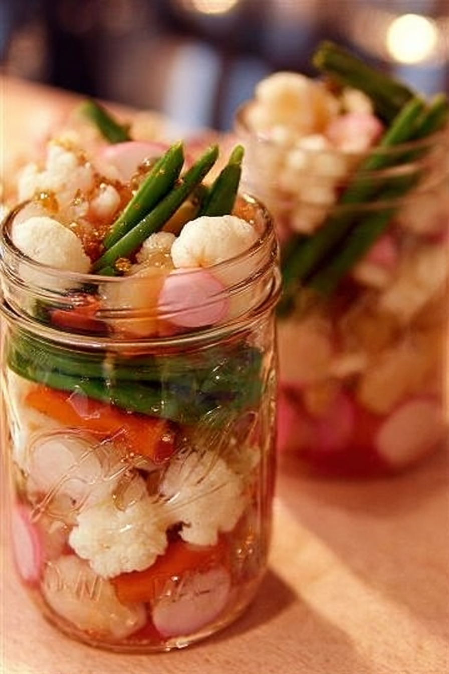 Pickled & Pink Party Bites