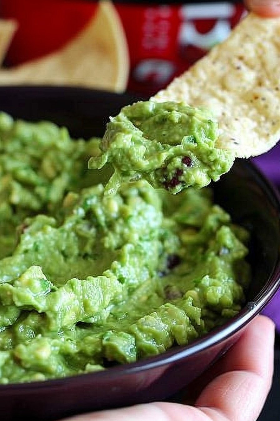 Velvety Green Guacamole: Creamy, dreamy avocado perfection.