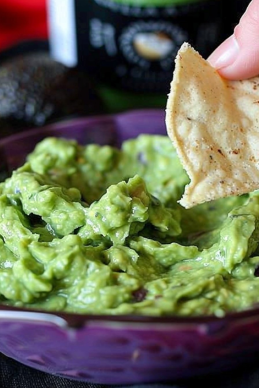 Velvety Green Guacamole: Creamy, dreamy avocado perfection.