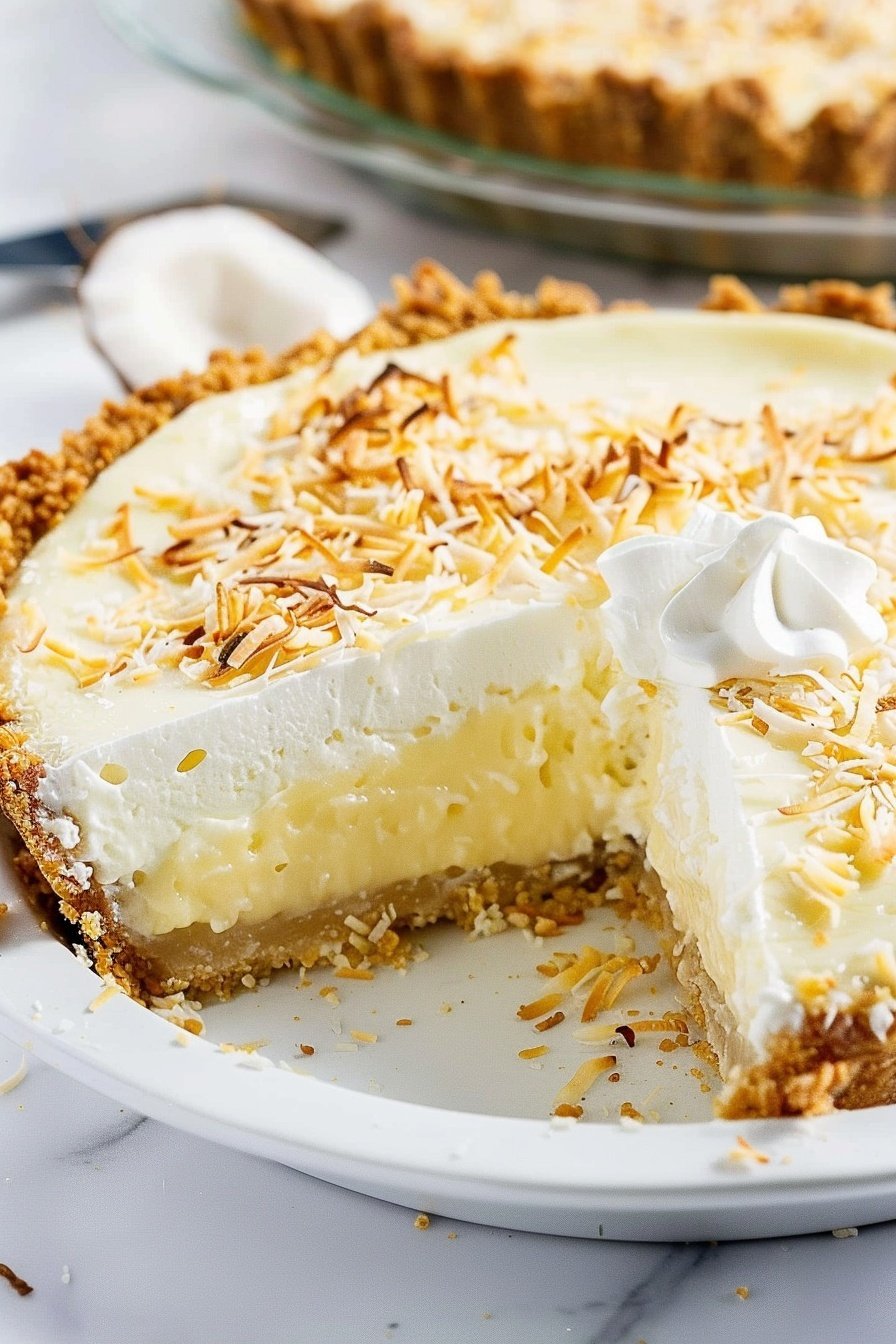Tropical Coconut Dream Pie: Creamy, dreamy coconut bliss
