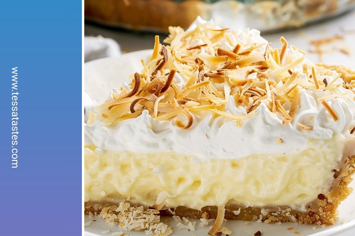 Tropical Coconut Dream Pie: Creamy, dreamy coconut bliss: Creamy, dreamy coconut bliss