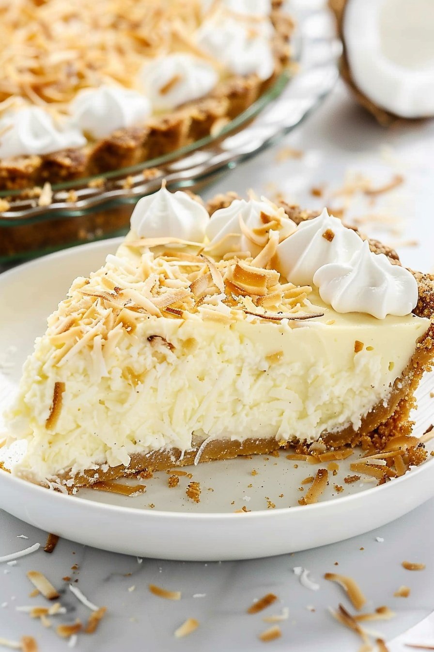 Tropical Coconut Dream Pie: Creamy, dreamy coconut bliss