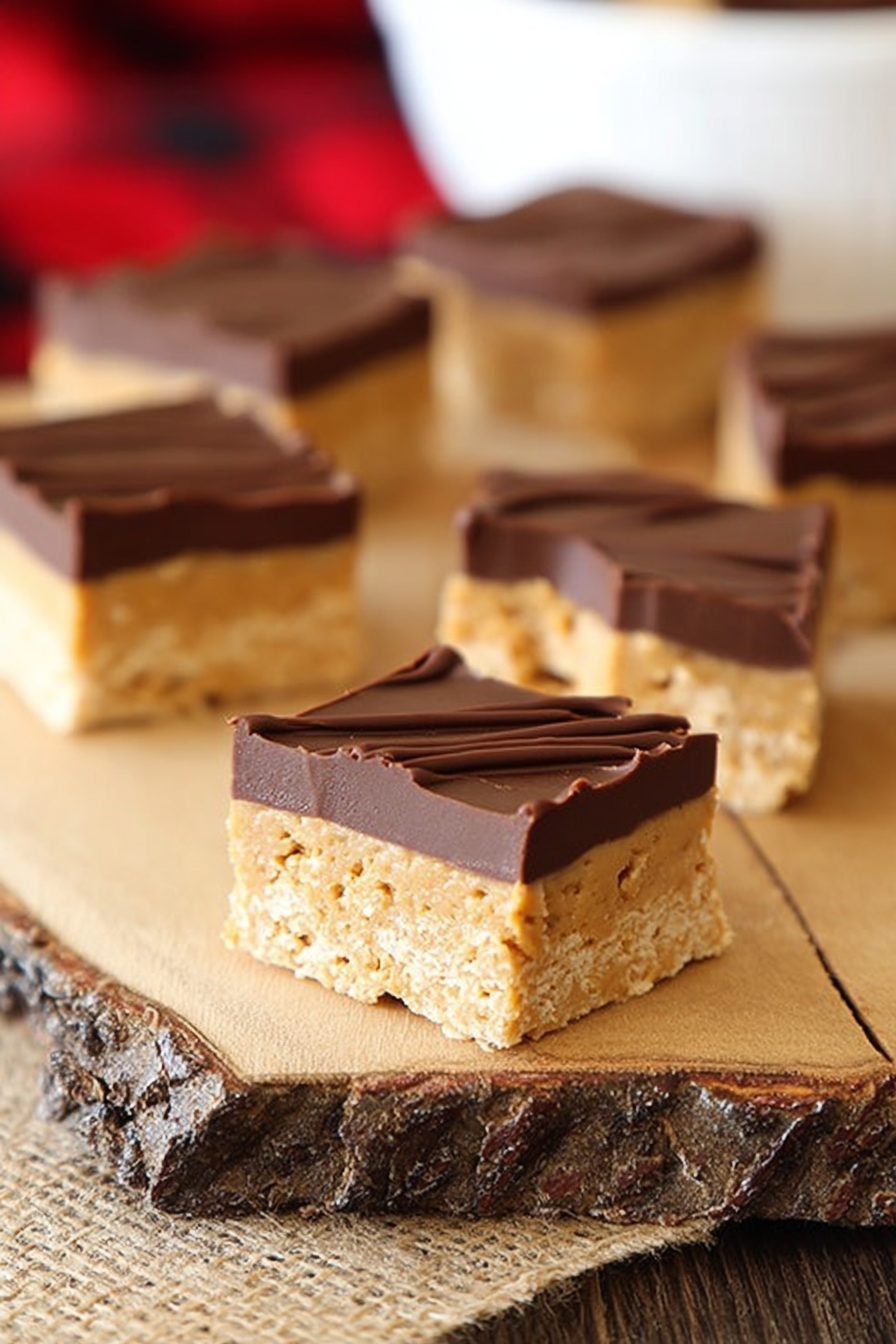 Peanut Butter Ball Bars