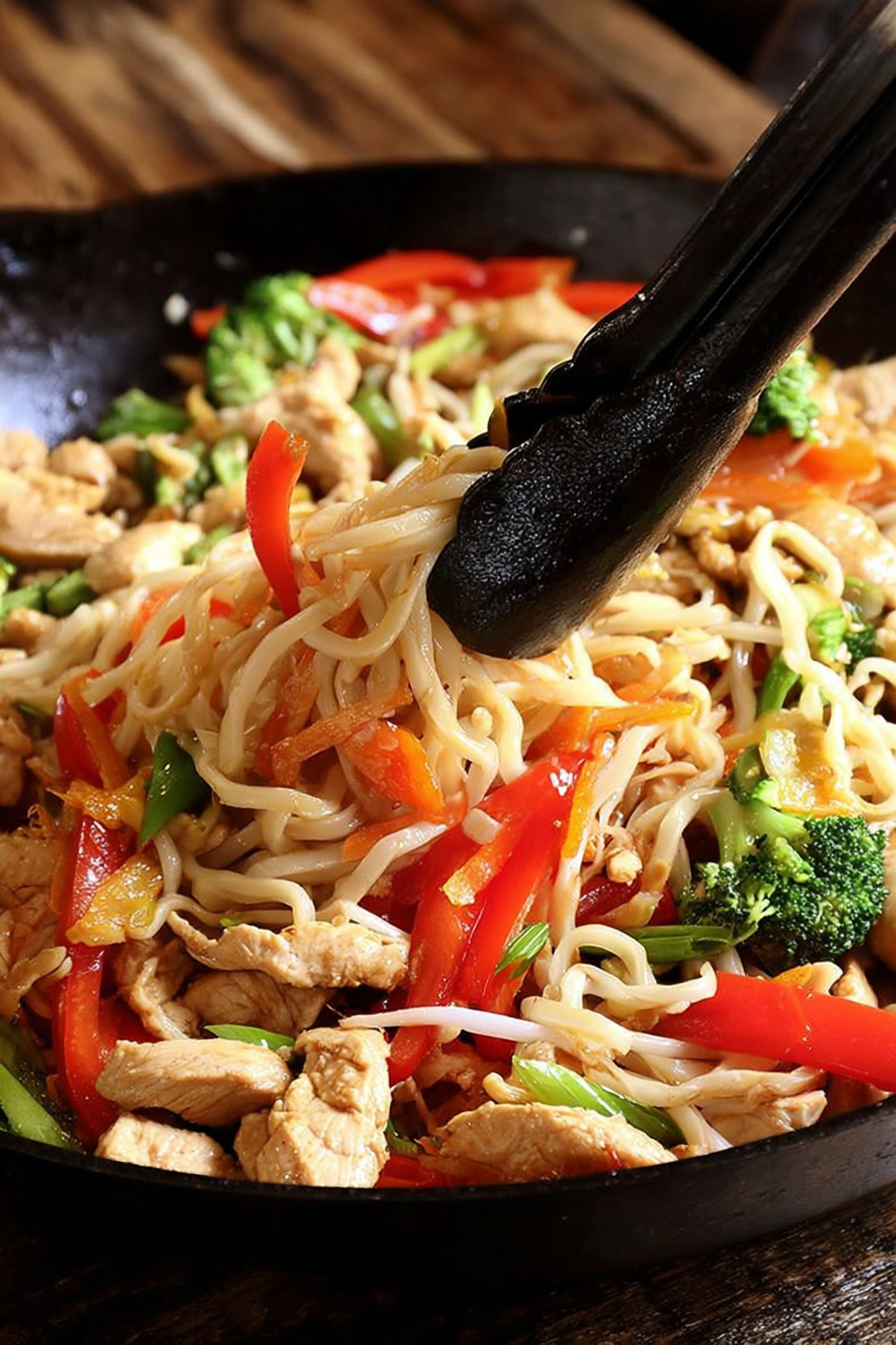 Quick Wok Noodle Dinner