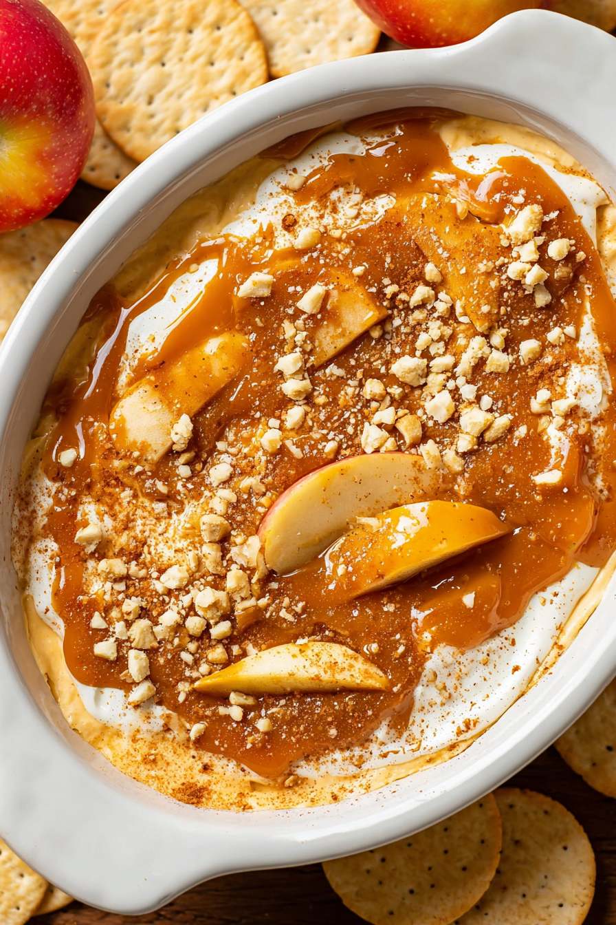 Caramel Apple Cheesecake Dip