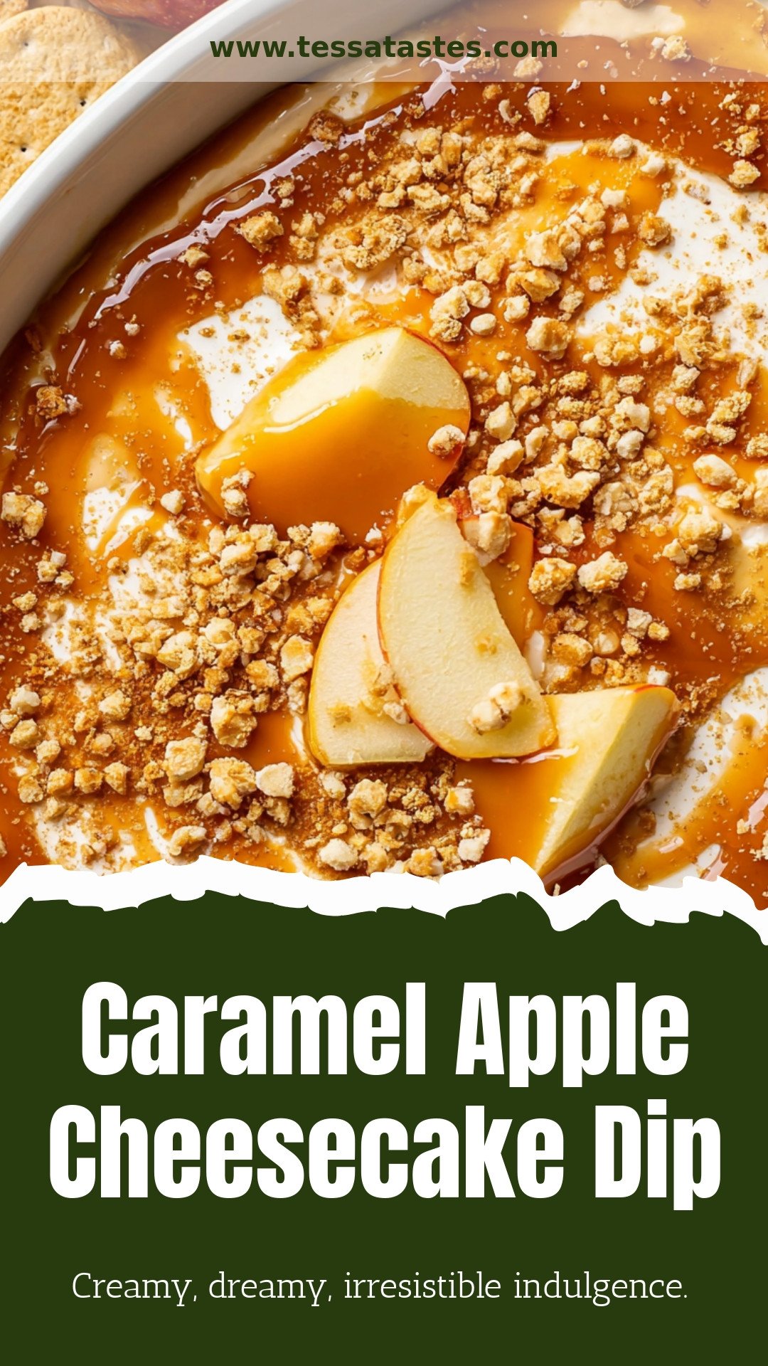 Caramel Apple Cheesecake Dip