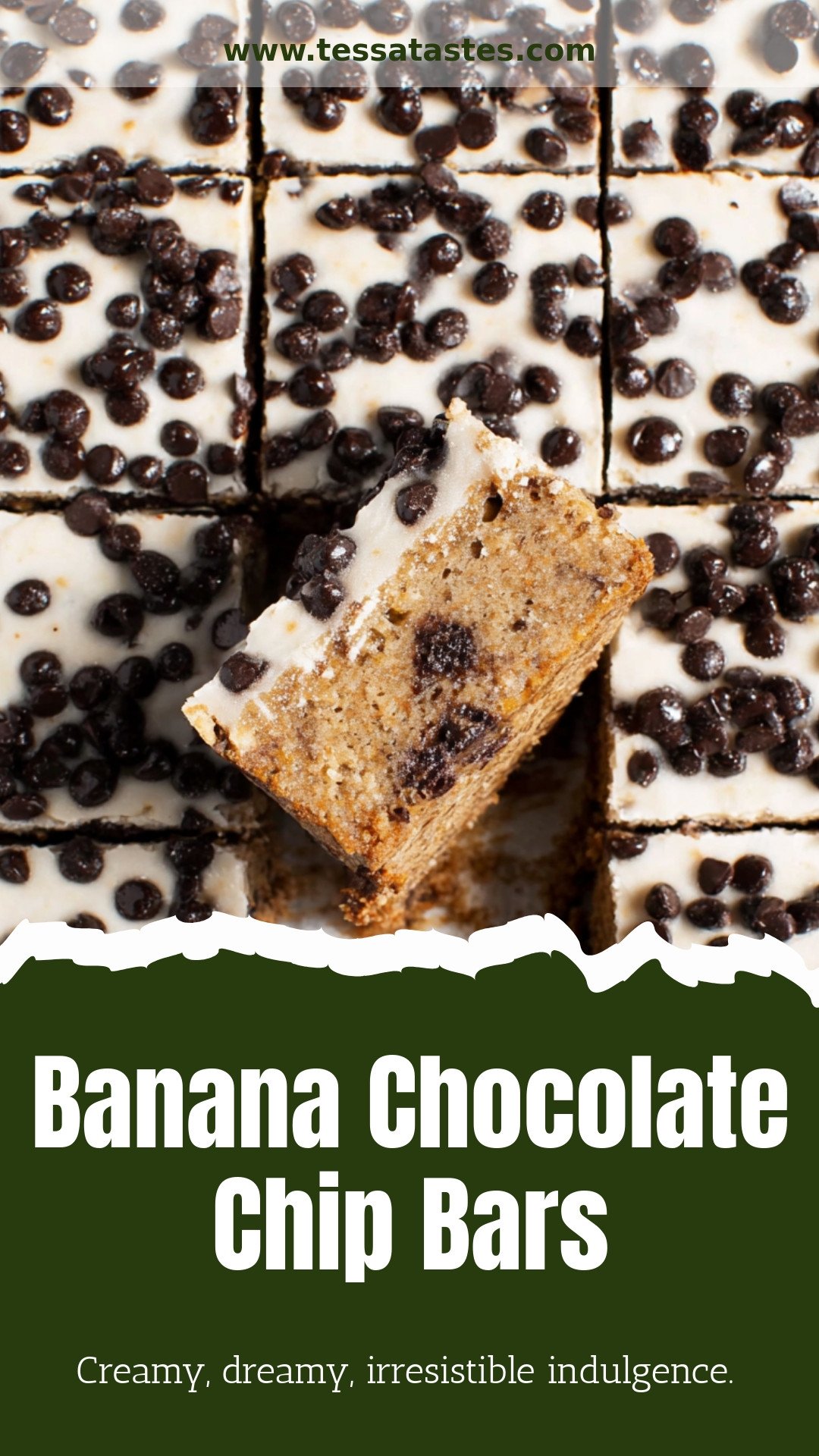 Banana Chocolate Chip Bars