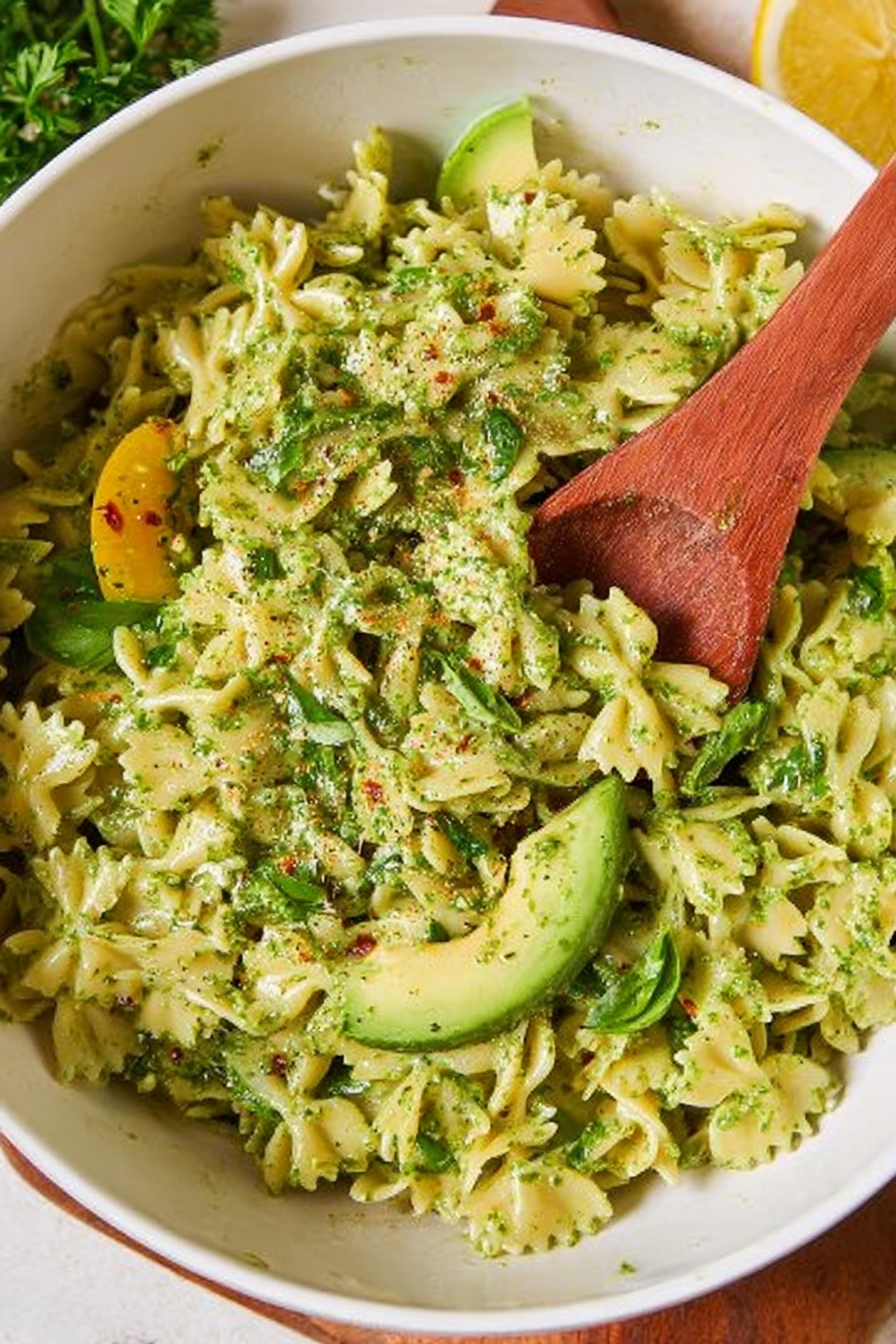 Avocado Pesto Pasta