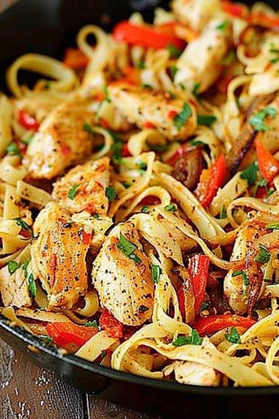 Quick Cajun Chicken Pasta: Creamy, spicy, and irresistible.