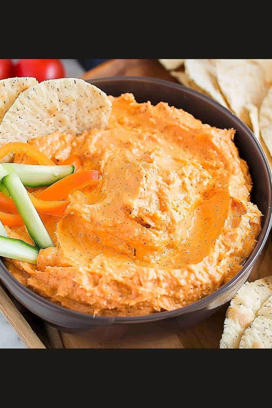 Slow-Cooked Buffalo Dip: Creamy, spicy, irresistible perfection.