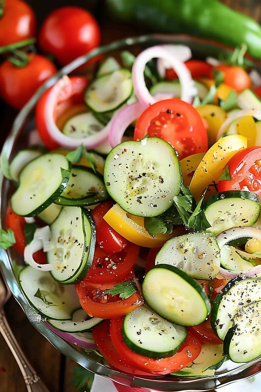 Summer Garden Salad: Crisp, Sun-Ripened Goodness