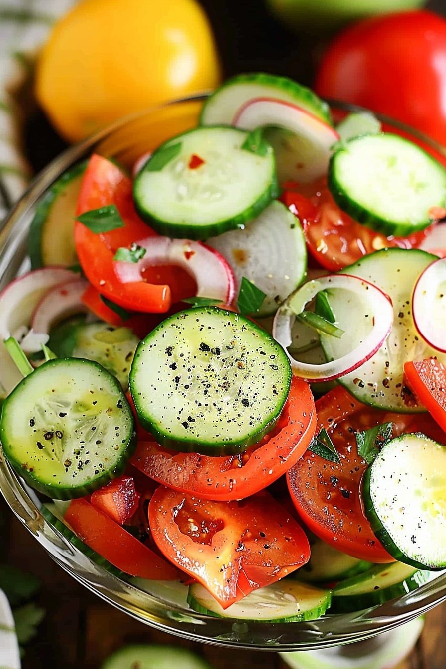 Summer Garden Salad: Crisp, Sun-Ripened Goodness